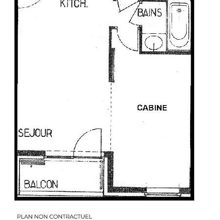 4 Pers Avec Balcon, Skis Aux Pieds, Les Menuires - Fr-1-452-31